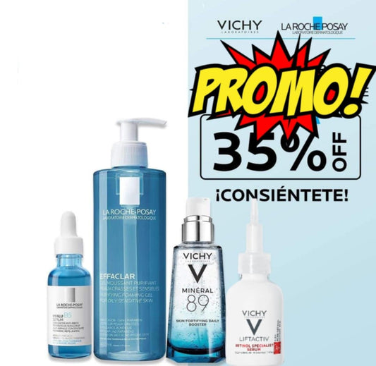 VICHY Minéral + VICHY LIFTACTIV RETINOL + SÉRUM B5 + Gel MOUSSANT 400ml Ref319