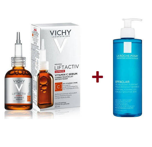 Pack Vichy Vitamine C Serum + Gel moussant 400ml Ref501