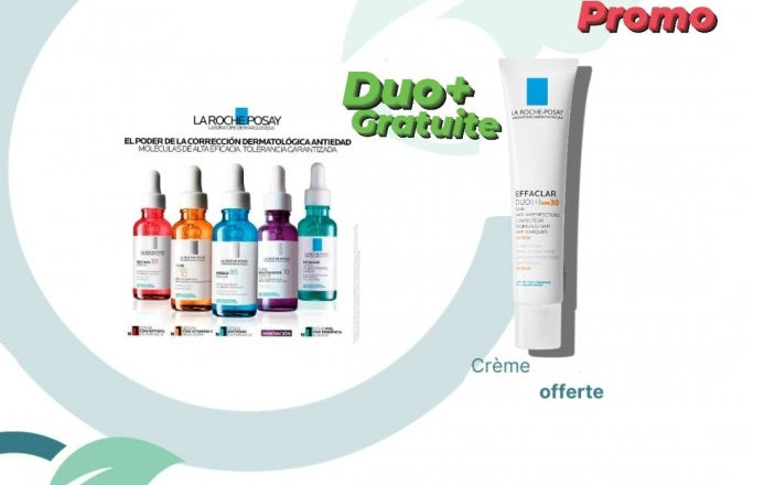 Pack 5 Serum Vitamin C10 et Serum RETINOL B3 et Serum PURE NIACINAMID et Serum B5 et Sérum Effaclar Duo+ Gratuite Ref529